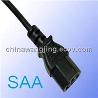 Australia SAA Approved Power Cord IEC 320 C13 Connector