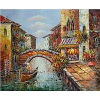 Cityscapes oil paintings-Famous oil paintings