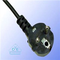 European Vde Standard AC Power Cord Schuko Plug