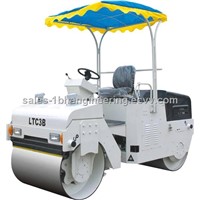 Mechanical drive double drum vibratory roller