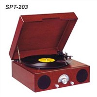 Nostalgic Wooden Phonograph - Phono + Radio (SPT-203)
