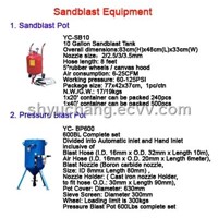 Sandblast Equipment