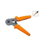 Self-AdjustIng crimping pliers for cable ferrules