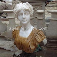 White Marble Bust