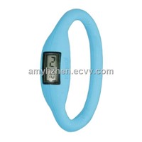 silicone rubber wristband watch