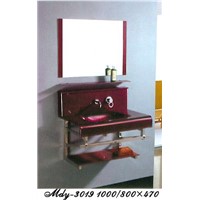 Tempered Glass Wash Room Cabinet