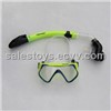 Diving mask and snorkel