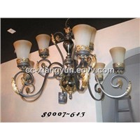 Elegant luxury European ceiling lamp  89007-6+3