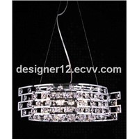 Handmade crystal lighthouse    6-Light 20 crystal ball chandelier MD1102-6C polished chrome