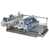 100mm Small-Glass-Sheet Double Edge Grinding Machine With High Precision and High Polishing