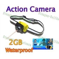 2MP CMOS 2GB helmet belt Waterproof Sports Action Camera T-30