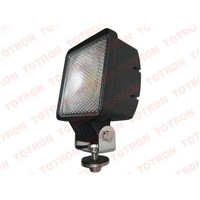 4" 30W 9-32V Square LED Work Light
