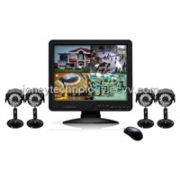 4 Channel Combo DVR DIY Kits - DVR with 15 inch LCD (JY-DK1504)