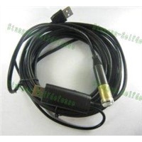 5M Waterproof USB Wire Snake Inspection Camera with 4 LED E-03