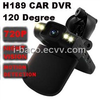 720P car video camera with 2.5inch TFT LCD
