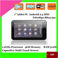 7&amp;quot; Tablet PC Android 2.3 capacitive screen (Wifi,Camera,HDMI,4GB,512M)