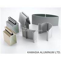Aluminum profiles for shutters and frames
