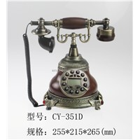 Antique/classical telephone for hotel/office supply/home decoration/craft gifts(CY-351A)