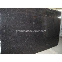 Black Galaxy granite slab