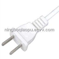 CCC power cord|2-prong China power cord|2 pins chinese plug|China Style Power Cord