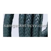 Carbonized fiber packing with graphite