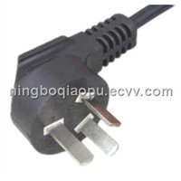 Chinese power plug|China power plug|RVV power cord CCC approval|3C plug