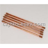 Copper coated steel grounding rod