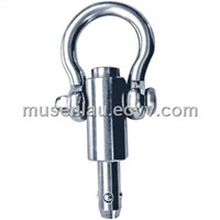 D handle quick release ball lock pin with four balls