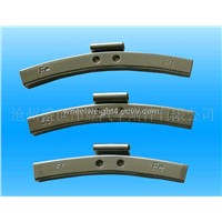 Fe clip on wheel weights with holes for steel wheel (manufacture)