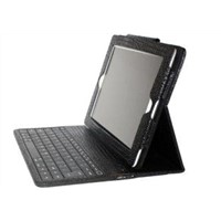 Foldable iPad 2 Snakeskin Leather Case ABS Bluetooth Keyboard ID2-4