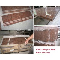 G562 maple red granite tile