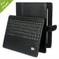 Ipad Protective Case Waterproof Ipad 2 Leather Case with Bluetooth Keyboard