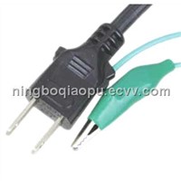Japan international power cords PSE approval|Japan PSE Standard 2 flat Pins Plug|Japan 3 pin plug