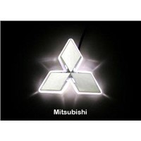 Mitsubishi Emblems/White LED Car Rear Logo Light for Mitsubishi