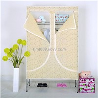 Non-woven Fabric Wardrobe with Two Doors