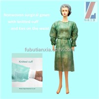 Nonwoven surgical isolation gown