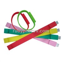PVC  Bracelet  usb drive
