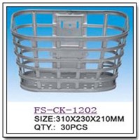 Plastic bike basket