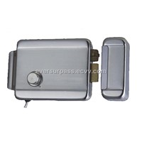 Single Electric Rim Door Lock (nickel plating)