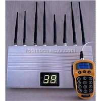 Smart cell phone jammerP-4421G8 (two groups of channels work alternately, long working life)