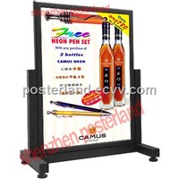 Ultra Thin Double Sided Screw Frame Light Box With Stand