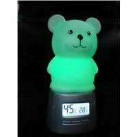 baby night light with thermometer- hygrometer