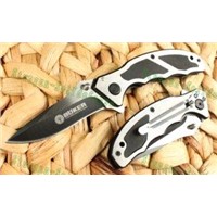 black&silver Boker 466 steel pocket folding knives