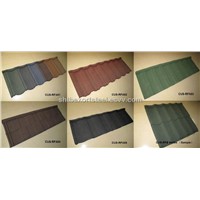 Color Stone Coated Roofing Tile