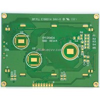 double-sided printed circuit board with glod finger