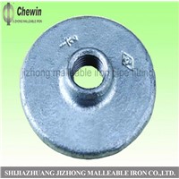 electric galvanized malleable iron pipe fitting flange
