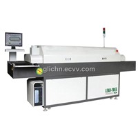 hot air lead free reflow oven with eight temperature zones R40