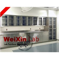 laboratory stainless steel work bench
