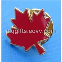 Red Maple Leaf Badge /Lapel Pin
