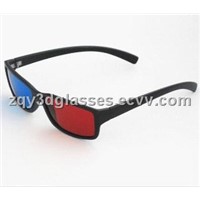 plastic 3d glasses-red/blue lense